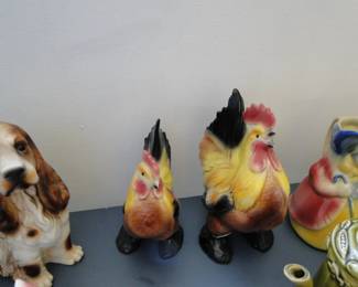 Pair of Roosters