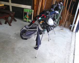Clubs and bags, both new