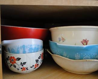 And all of these vintage bowls