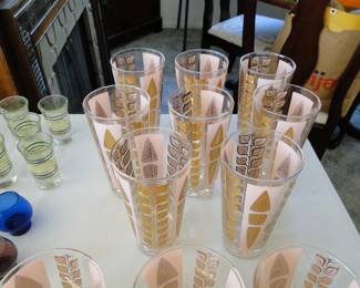 Fred Press highball glasses, set of 8