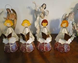 Precious, stained glass angels