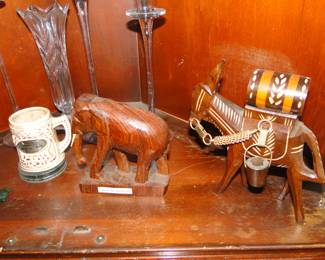 Solid wood decorative pieces