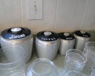 Sugar, Coffee, Rice, Tea, all the spun aluminum family is back together
