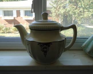 Teapot in widowsill