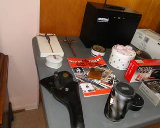 Speakers, and holsters, and safes, and much much more in store for you
