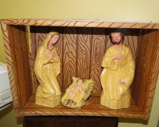Vintage Nativity Scene