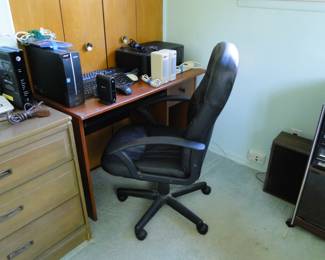 Office chair and office desk too