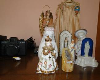 We have a very nice collection of religious pieces too