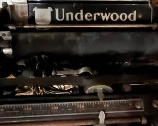 vintage Underwood typewritter