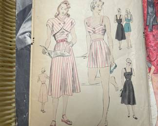 Vintage 1950's sewing patterns