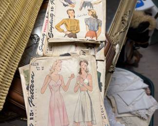 Vintage 1950's sewing patterns