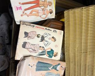 Vintage 1950's sewing patterns