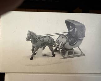 Department 56  One Horse open sleigh