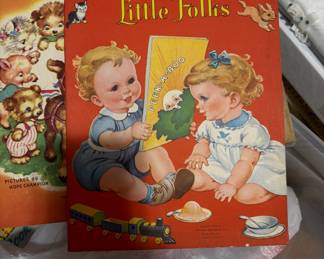 Vintage New Old STock Little Rhymes and Little Folks Book