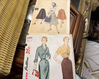 Vintage 1950's sewing patterns