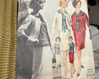 Vintage 1950's sewing patterns