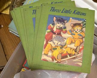 Three Little Kittens New Old Stock Books