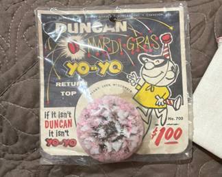 Duncan Mardi Gras Yoyo New Old Stock
