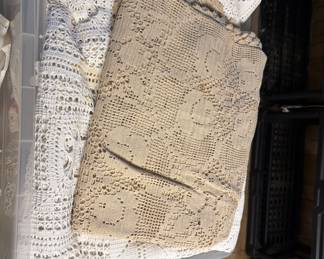 Lace tableclothes and others