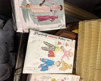 Vintage 1950's sewing patterns