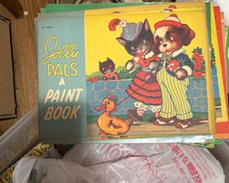 Jolly Pal's A Paint book New Old Stock
