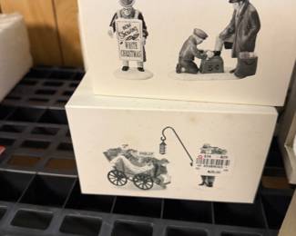 Department 56 all around the town and wheelwright and son