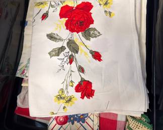Vintage tableclothes