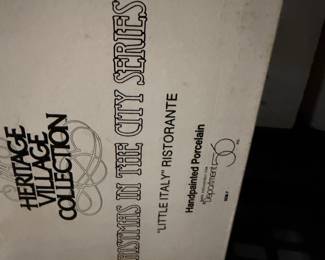 Department 56 Little Italy Ristorante