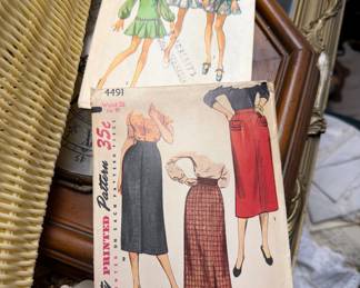 Vintage 1950's sewing patterns