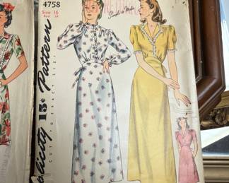 Vintage 1950's sewing patterns