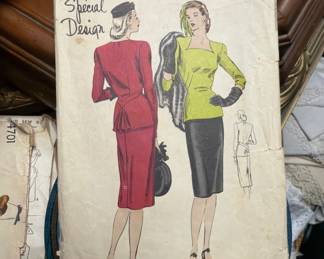 Vintage 1950's sewing patterns