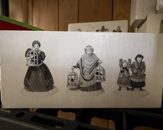 Department 56 Village The bird seller