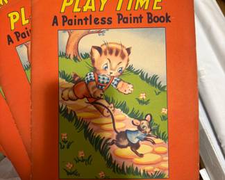 Play Time New Old Stock Coloring Books
