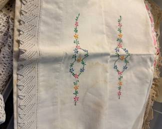 Vintage pillow cases