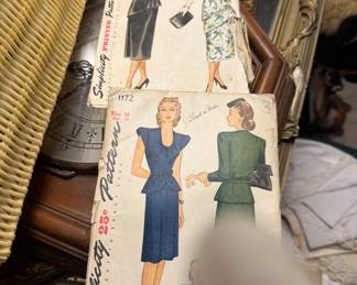 Vintage 1950's sewing patterns
