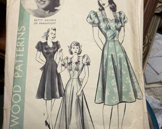 Vintage 1950's sewing patterns