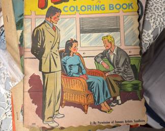 Terry and the pirates coloring book New Old STock