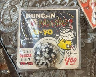 Duncan Mardi Gras Yoyo New Old Stock