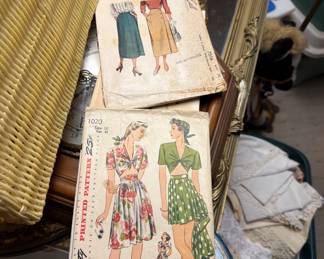 Vintage 1950's sewing patterns