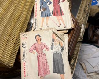 1950's vintage sewing patterns