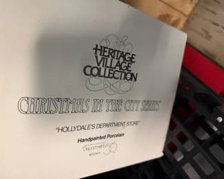 Department 56 Christmas in the city series Hollydales Department store