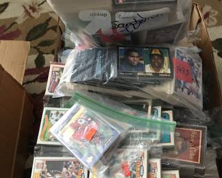 Baseball cards, Football cards, Hockey cards, Disney trading cards, McDonald trading cards, Elvis cards, and more. 