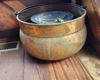 Big copper pot