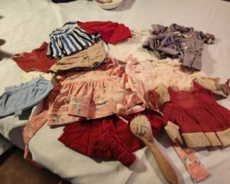 Old doll clothes