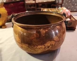 Brass pot