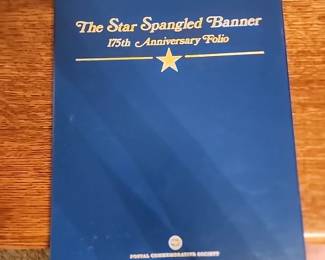 The Star Spangled Banner 175th Anniversary Folio stamp collection