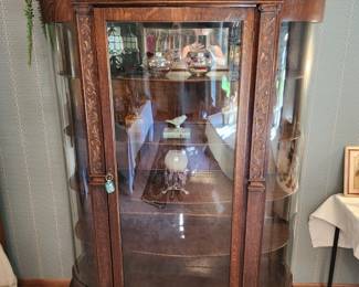 Antique rounded China Cabinet 