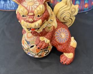 Vintage Foo Dog Ceramic Figurine $15