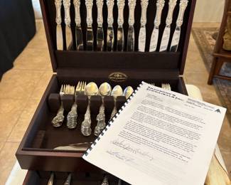 Reed & Barton Silver Set / $4000 / With Appraisal 