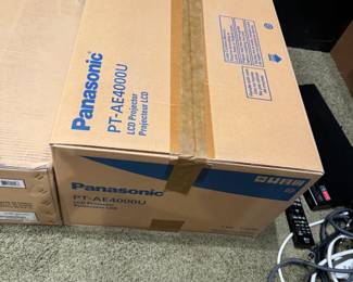 Panasonic LCD Projector with Screen $450